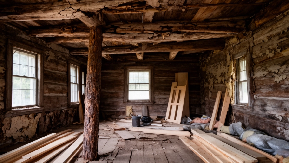 ile kosztuje remont starego drewnianego domu