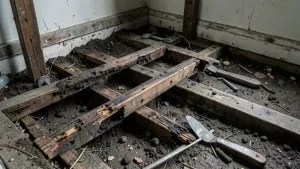 Remont podłogi na gruncie w starym domu