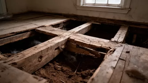 Remont podłogi w starym domu