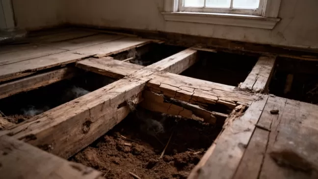 Remont podłogi w starym domu