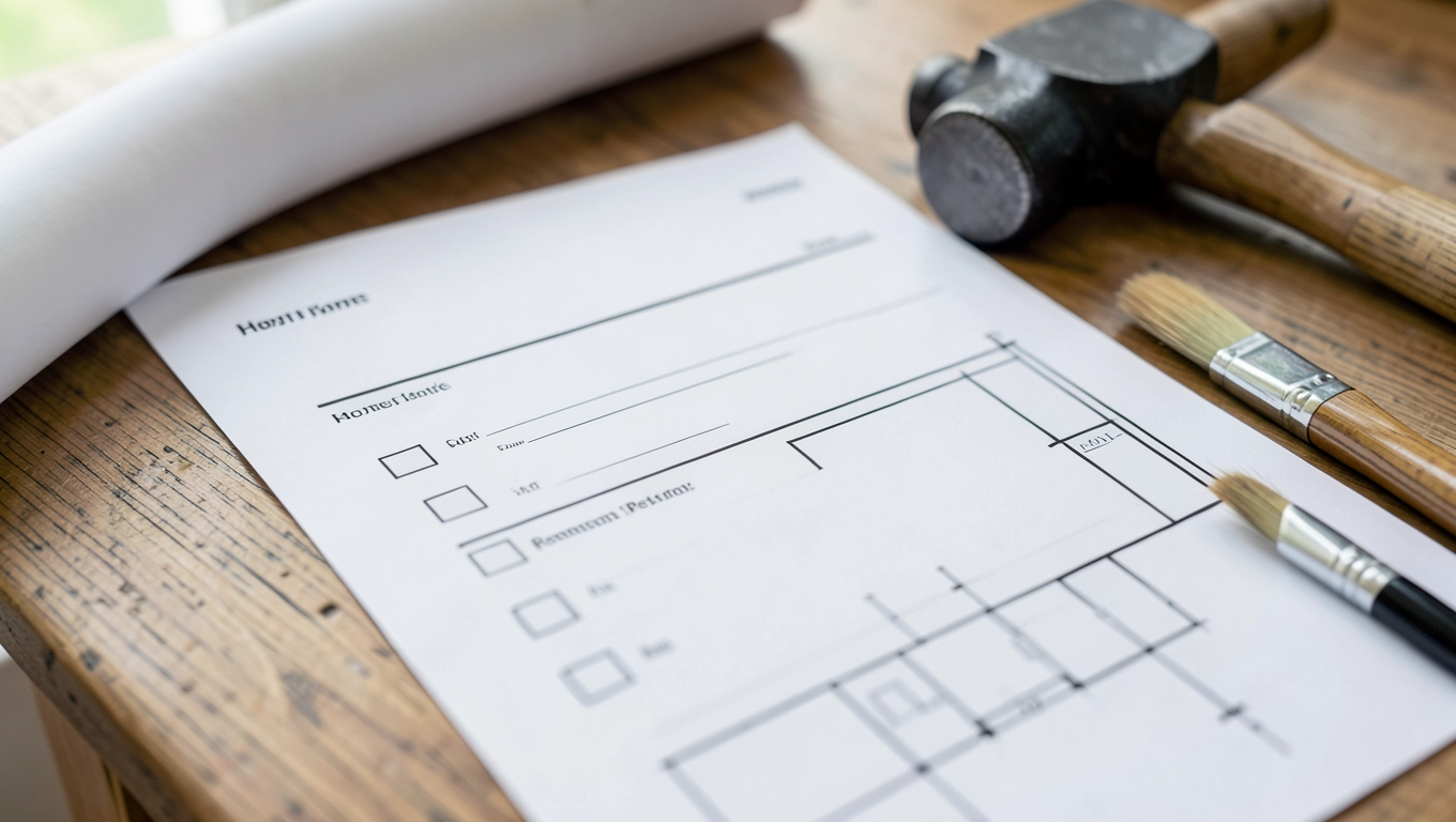 zgłoszenie remontu domu wzór